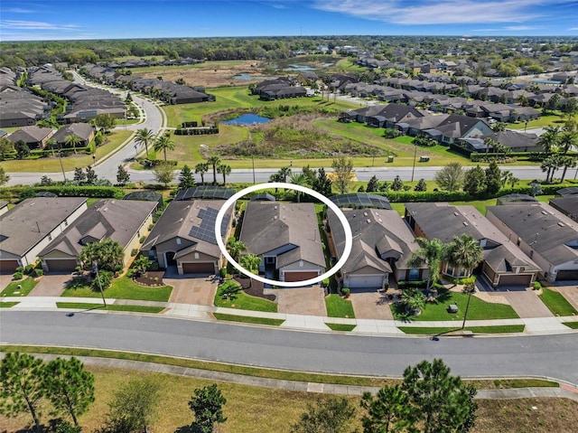 bird's eye view featuring a residential view