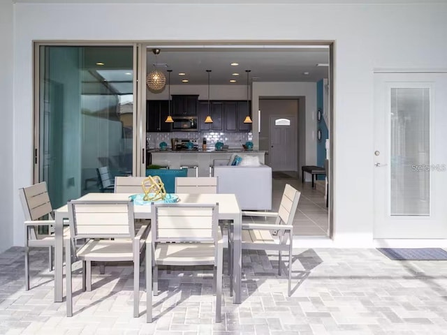 dining room with baseboards