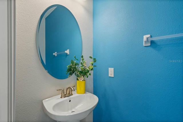 bathroom with a sink