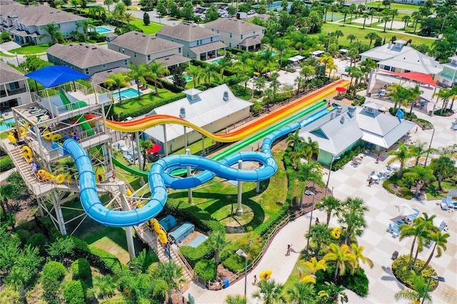 birds eye view of property featuring a residential view