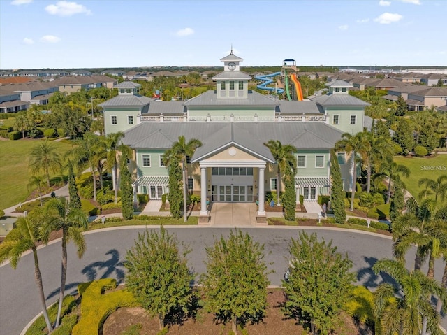 bird's eye view featuring a residential view