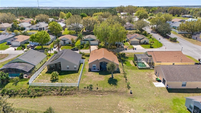 birds eye view of property featuring a residential view