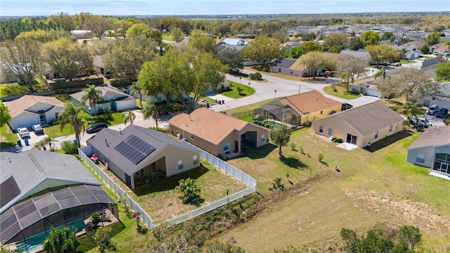 birds eye view of property featuring a residential view