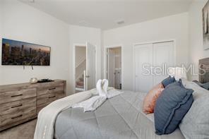 bedroom with a closet