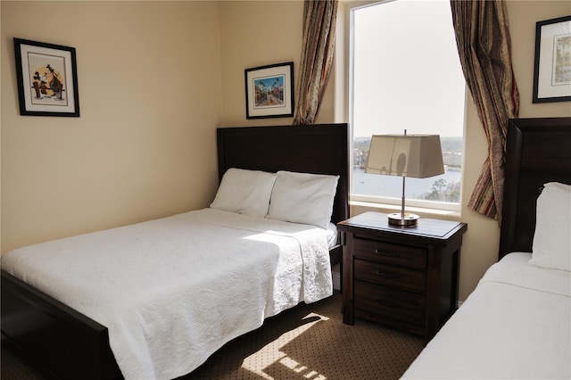 bedroom with carpet flooring