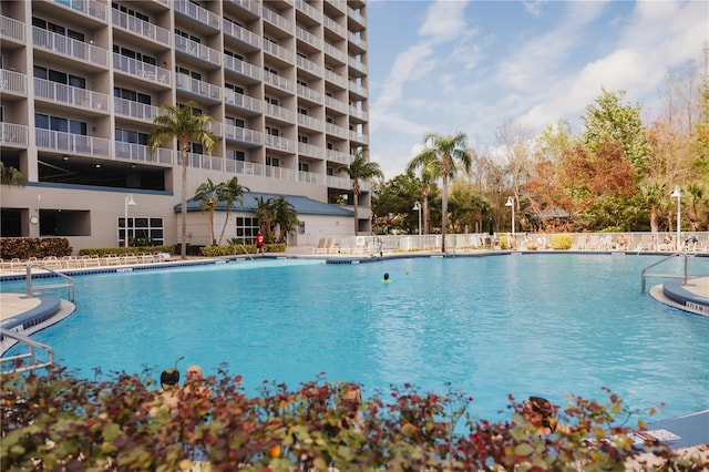 view of pool