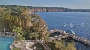 water view with a wooded view