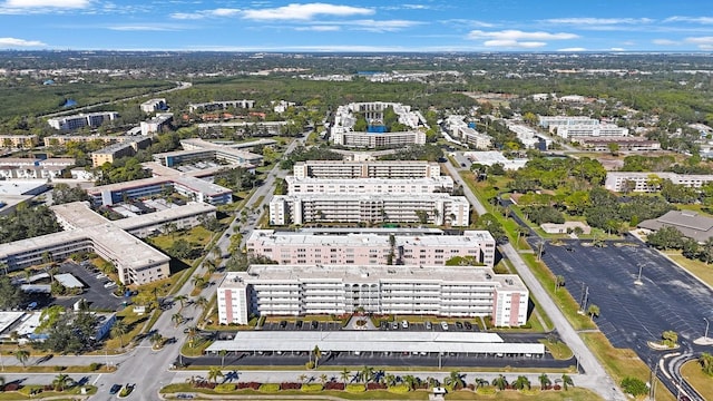 drone / aerial view featuring a view of city