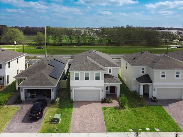 birds eye view of property featuring a residential view