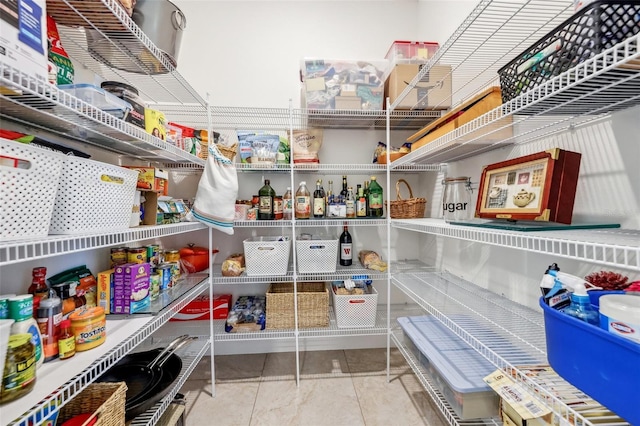 view of pantry