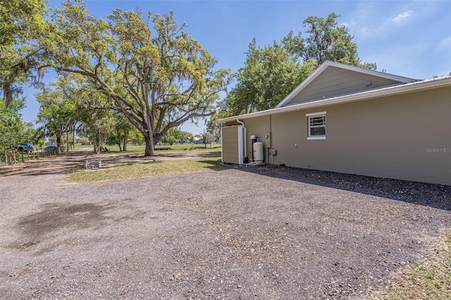 view of property exterior featuring stucco siding