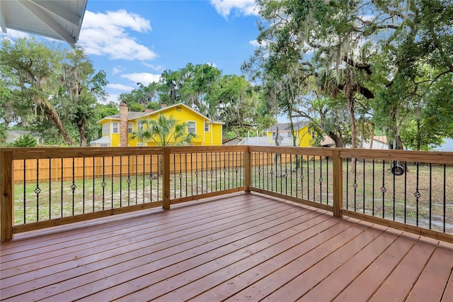 415 S 9th St, Leesburg, FL 34748 - view of wooden terrace