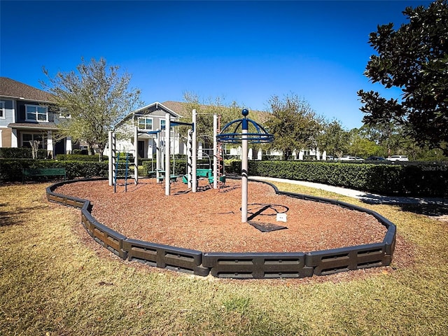 view of communal playground