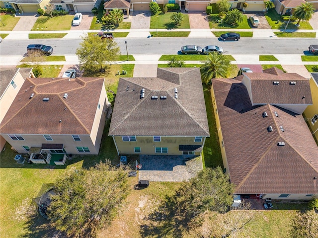 birds eye view of property featuring a residential view