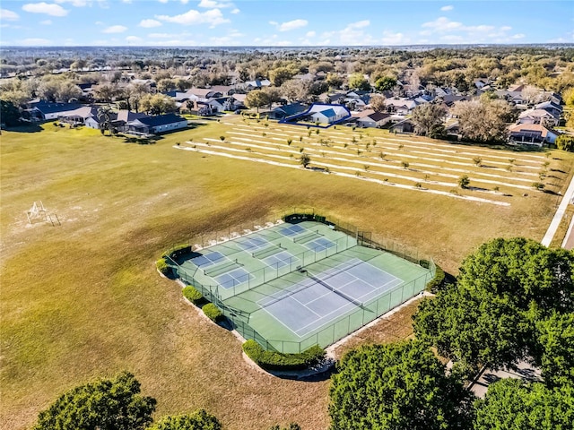 birds eye view of property featuring a residential view