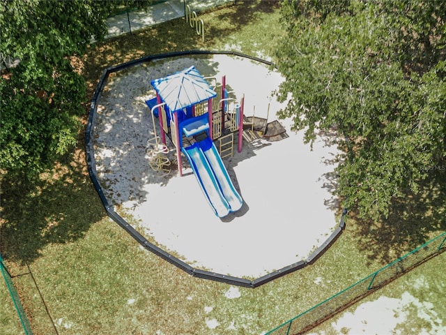 view of jungle gym