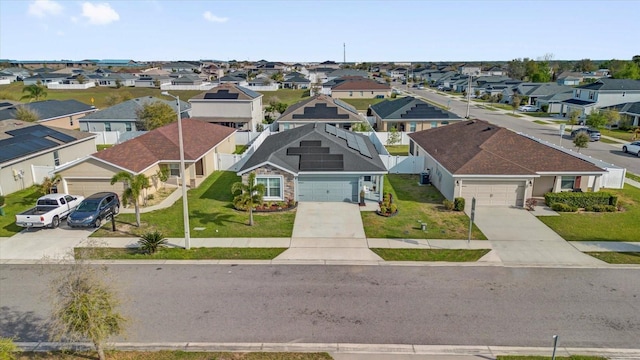 birds eye view of property featuring a residential view