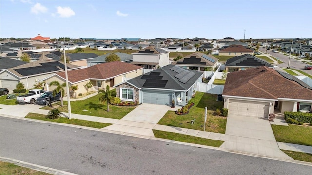 drone / aerial view featuring a residential view