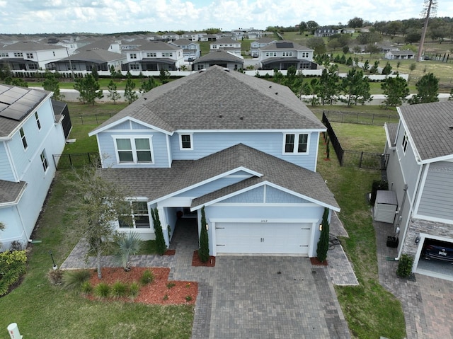 birds eye view of property featuring a residential view