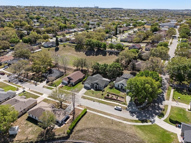 drone / aerial view featuring a residential view