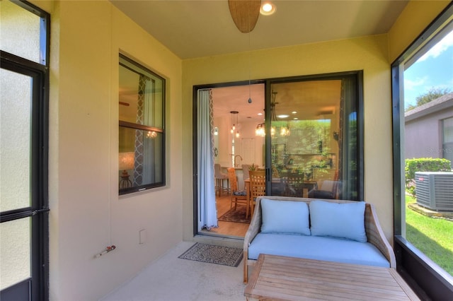 sunroom featuring plenty of natural light