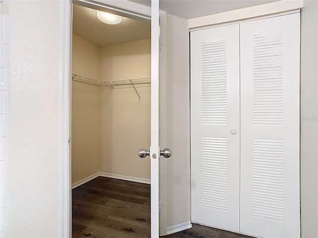 view of closet