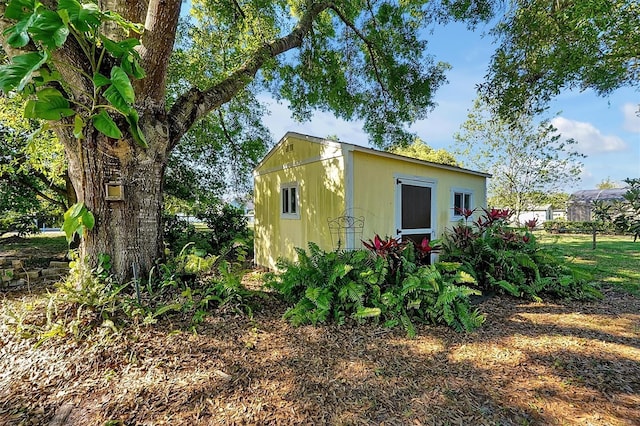 view of outbuilding with an outdoor structure