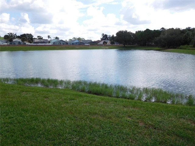 view of water feature