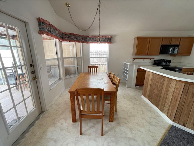 view of dining area