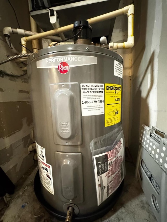 utilities with water heater