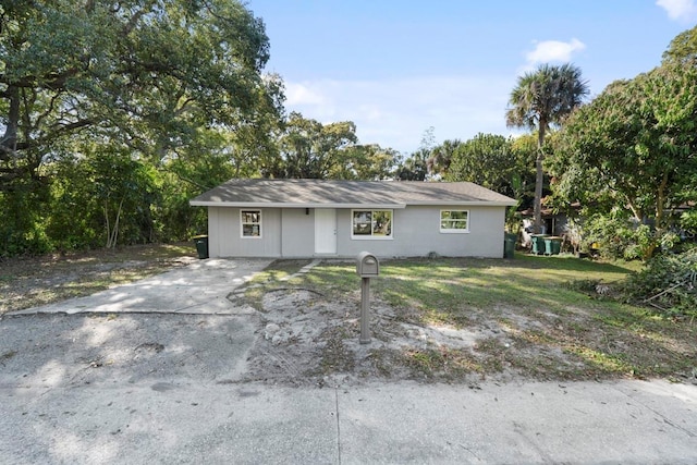 view of ranch-style home