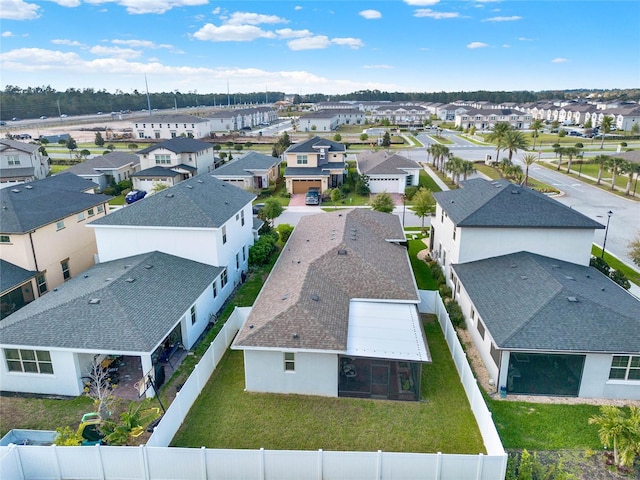 birds eye view of property featuring a residential view