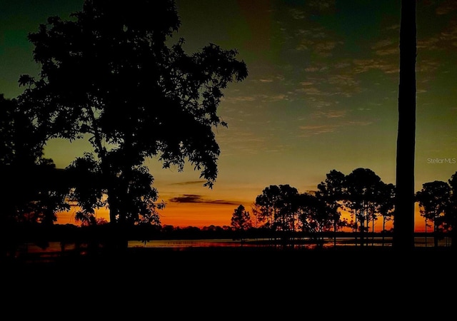 view of nature at dusk