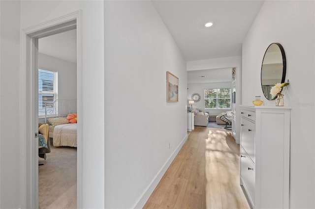 1153 Augustus Dr, Davenport, FL 33896 - corridor featuring recessed lighting, light wood finished floors, and baseboards