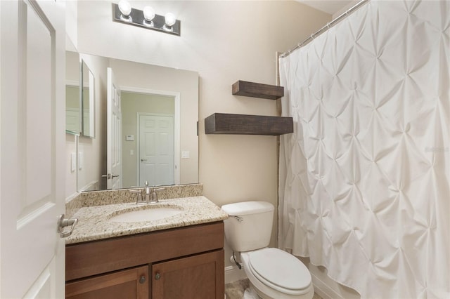 30439 Gidran Ter, Mount Dora, FL 32757 - full bath with a shower with curtain, toilet, and vanity