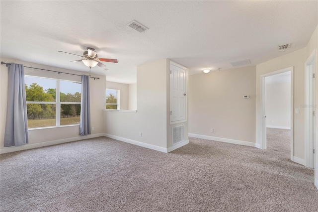 30439 Gidran Ter, Mount Dora, FL 32757 - carpeted spare room featuring baseboards, visible vents, and a ceiling fan