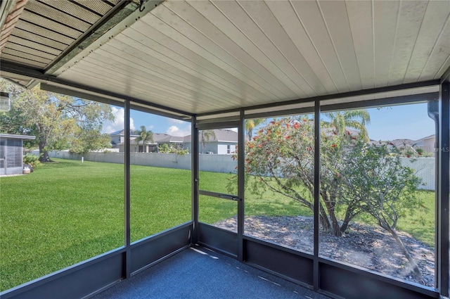 2435 King Oak Ln, Saint Cloud, FL 34769 - unfurnished sunroom with plenty of natural light