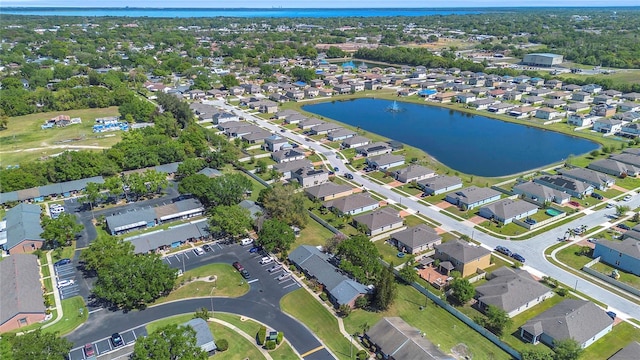 2435 King Oak Ln, Saint Cloud, FL 34769 - birds eye view of property featuring a water view and a residential view