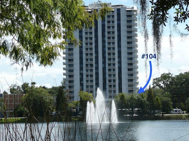 view of property