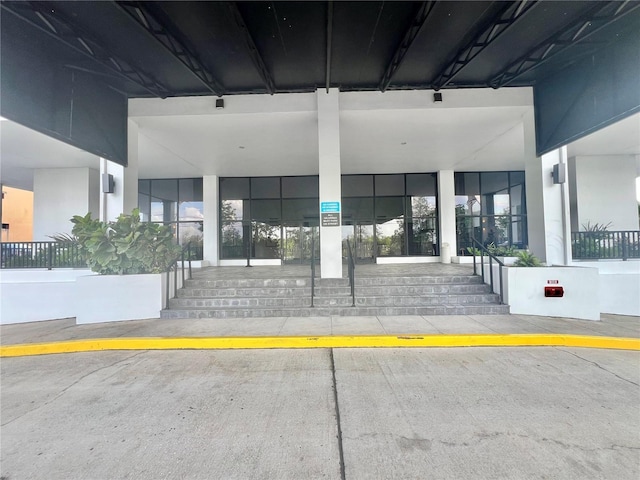 view of exterior entry