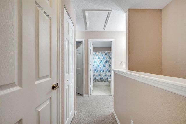 4561 Yellowgold Rd E Unit 107, Kissimmee, FL 34746 - hall with carpet flooring and baseboards