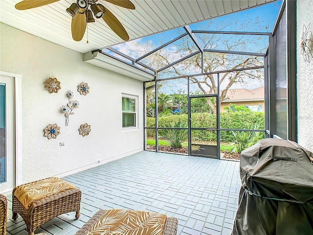 501 Heartwell Dr, Poinciana, FL 34759 - sunroom / solarium with ceiling fan
