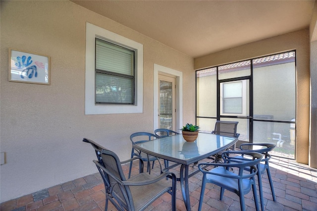 view of patio / terrace with outdoor dining area