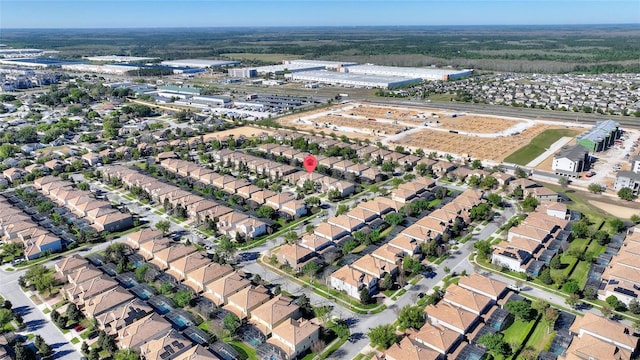 birds eye view of property featuring a residential view