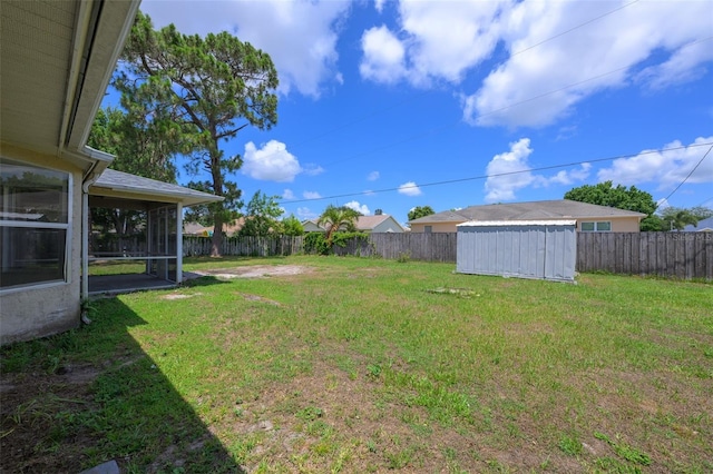 554 NW Twylite Ter, Port St Lucie, FL 34983 - view of yard with a sunroom