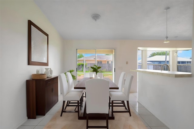 554 NW Twylite Ter, Port St Lucie, FL 34983 - dining room with light tile patterned floors