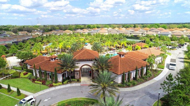 birds eye view of property featuring a residential view