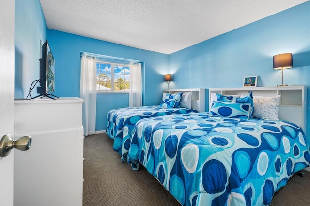 1048 Lake Berkley Dr, Kissimmee, FL 34746 - bedroom with a textured ceiling and carpet floors