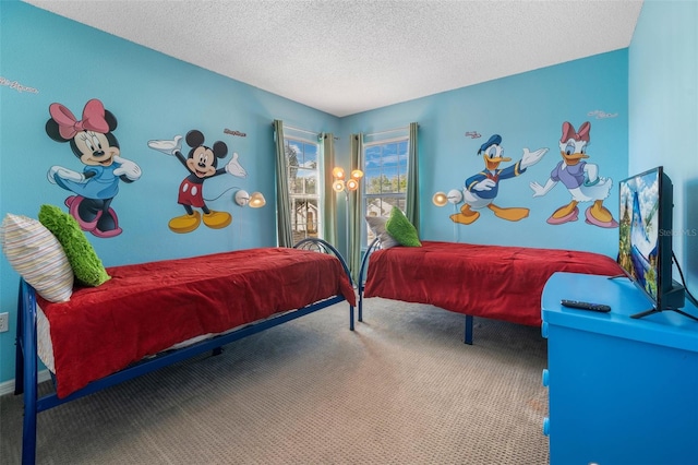 1048 Lake Berkley Dr, Kissimmee, FL 34746 - carpeted bedroom featuring access to outside and a textured ceiling