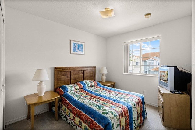 1149 S Beach Cir, Kissimmee, FL 34746 - bedroom featuring baseboards, a textured ceiling, and carpet floors